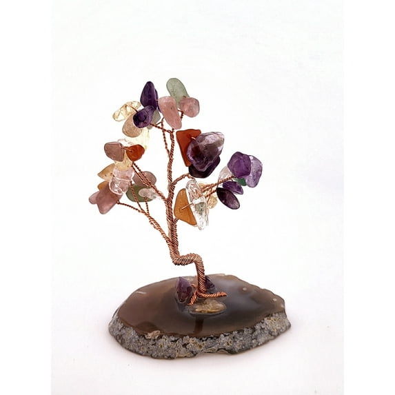 7 Chakra Gemstone Decorative Tree