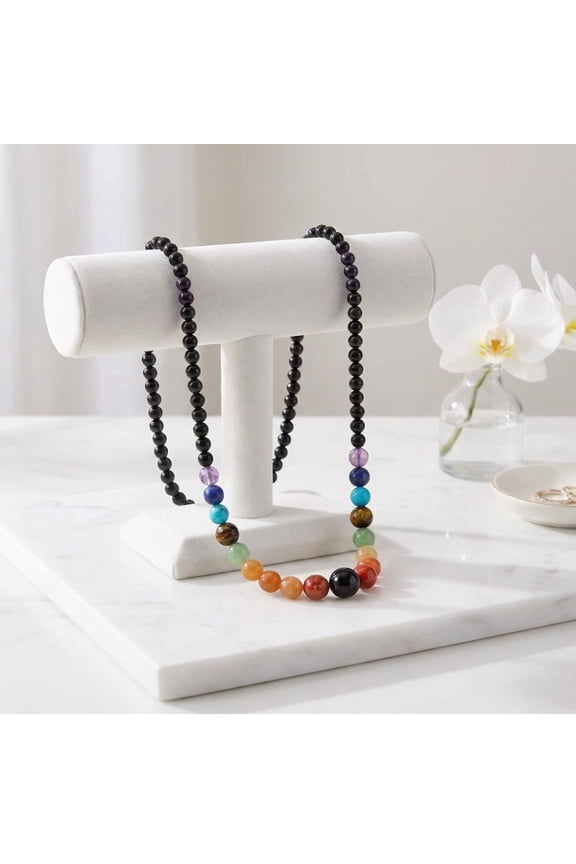 7 Chakra Necklace for Women Strong Healing Crystal Necklace Genuine Stone Beaded Necklace Energy Meditation Necklace Handmade Jewelry Gifts