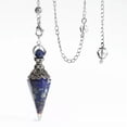 thumbnail image 1 of 7 Chakra Orgone Faceted Cone Pendulum Dowsing Crystal Healing Chips Pendant, 1 of 9