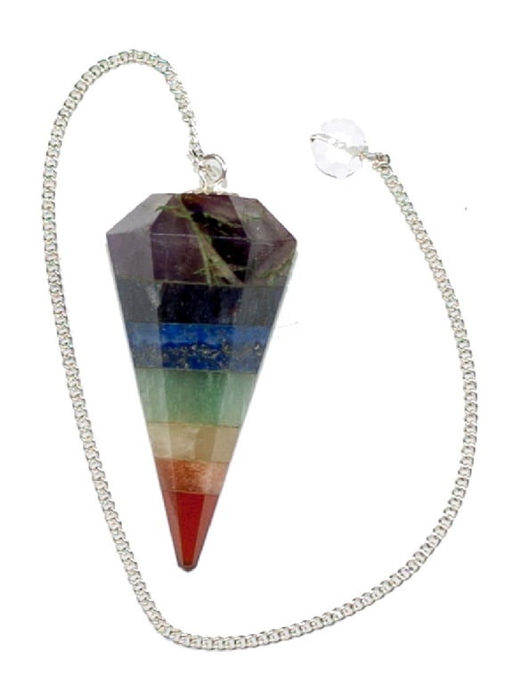 7 Chakra Pendulum Various - Divination, Dowsing - Develop your Intuition