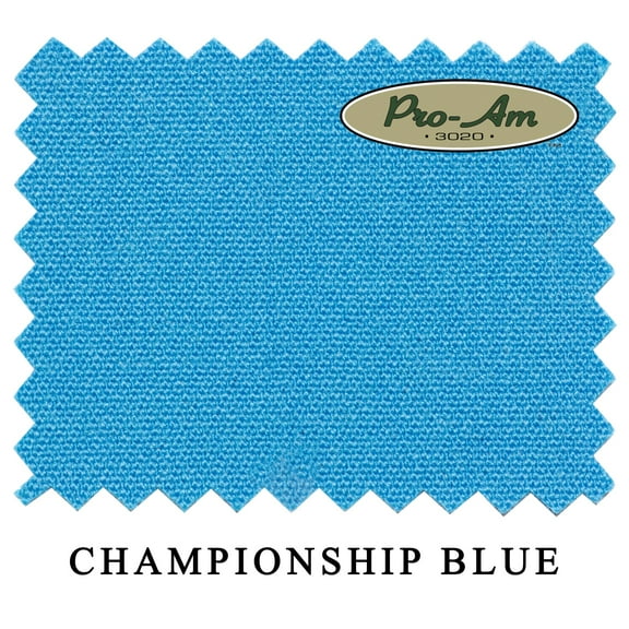 7' Championship Pro-Am Pool Billiard Table Cloth - Championship Blue - Free Spots - AUTHORIZED DEALER
