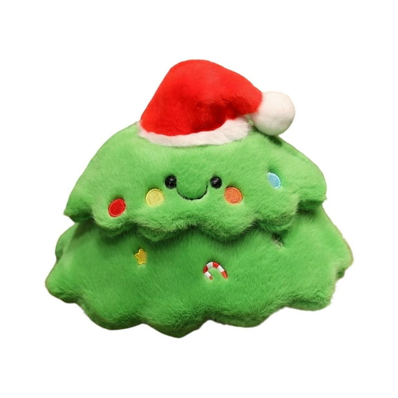 7" Christmas Plush Toy Set – Soft Santa Claus & Christmas Tree Stuffed Dolls, Cute Decorative Pillow, Holiday Home Décor, Festive Gift for Living Room & Office