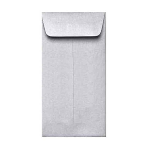 #7 Coin Envelopes (3 1/2 x 6 1/2) - Silver Metallic (250 Qty.)