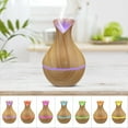 thumbnail image 1 of 7 Color 130ML Aroma Essential Oil Diffuser Wood Grain Aromatherapy Humidifier, 1 of 7