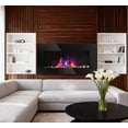 thumbnail image 1 of 7 Color Background Light Wall Fireplace,Electric Wall-Mounted Fireplace with Flame Effect, 1 of 5