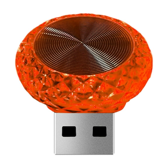 7 Color Changing Car Light USB Powered Plugs & Play LED Lamp Car Decoration Lighting Upgrades for Auto Home Use