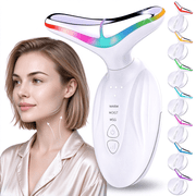 MQ 7 Color Face Massager Tool,Neck and Facial Sculpting Electric Tools,4 Modle Facial Toning Device,GentleMultifunctional Face Lift Device for Skin Care