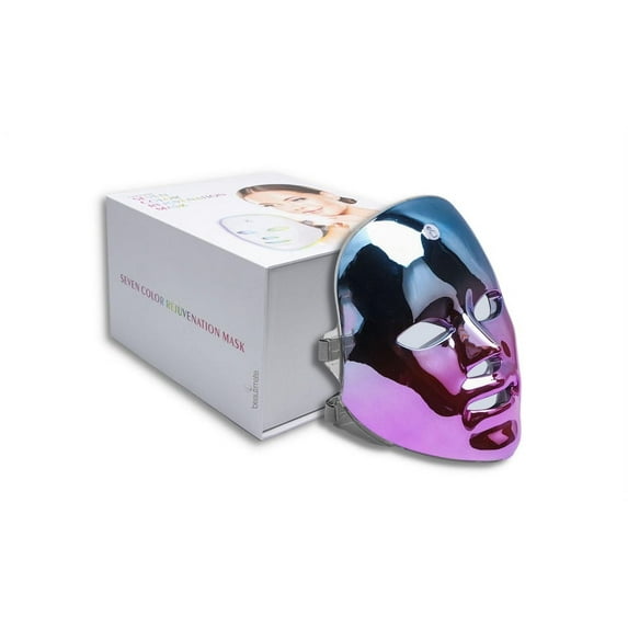 7 Color LED Mask Rechargeable Photon Light Skin Rejuvenation Therapy Facial Skin Care Mask