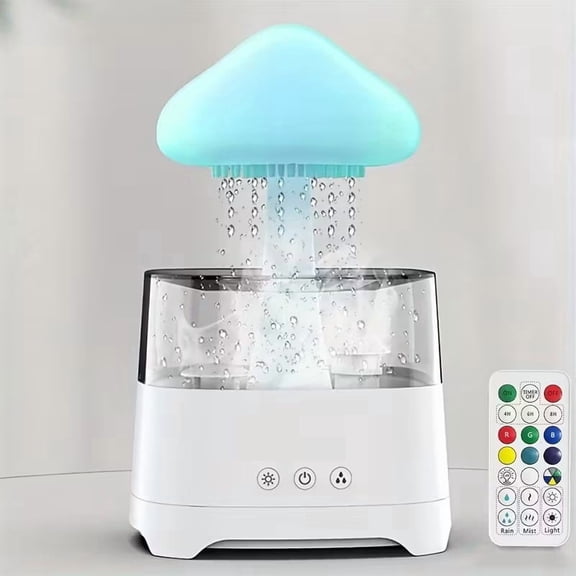 7-Color Nimbus Humidifier with Aromatherapy & Remote Control - Ideal for Bedroom, Living Room, Study, and Yoga Room