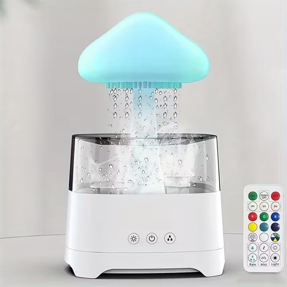 7-Color Nimbus Humidifier with Aromatherapy & Remote Control - Perfect for Bedroom, Living Room, Study, and Yoga Room