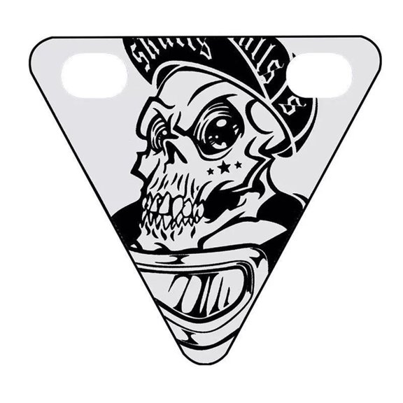 High Visibility Reflective Triangle Plate Suitable for Bikes 300m Safety Distance Universal 7 Color Option PP Material