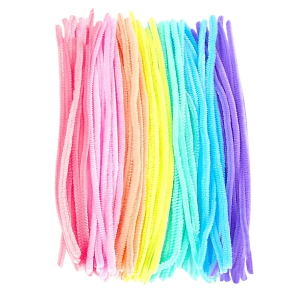 7 Colorful Pipe Cleaners DIY Craft Kit, Assorted Stems for Creative Flower Making, Bendable Fuzzy Sticks for Art Projects, Handmade Craft Supplies for Home Decor and Gifts