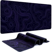 7 Colors 3 Sizes 1 or 2 Pack Topographic Contour Gaming Mouse Pad Large Desk Mat Desk Pad for Keyboard Mouse Mouse Mat for Office Home Office Desk Accessories Office Decor Desk Stuff - 31.5"L*11.8"W