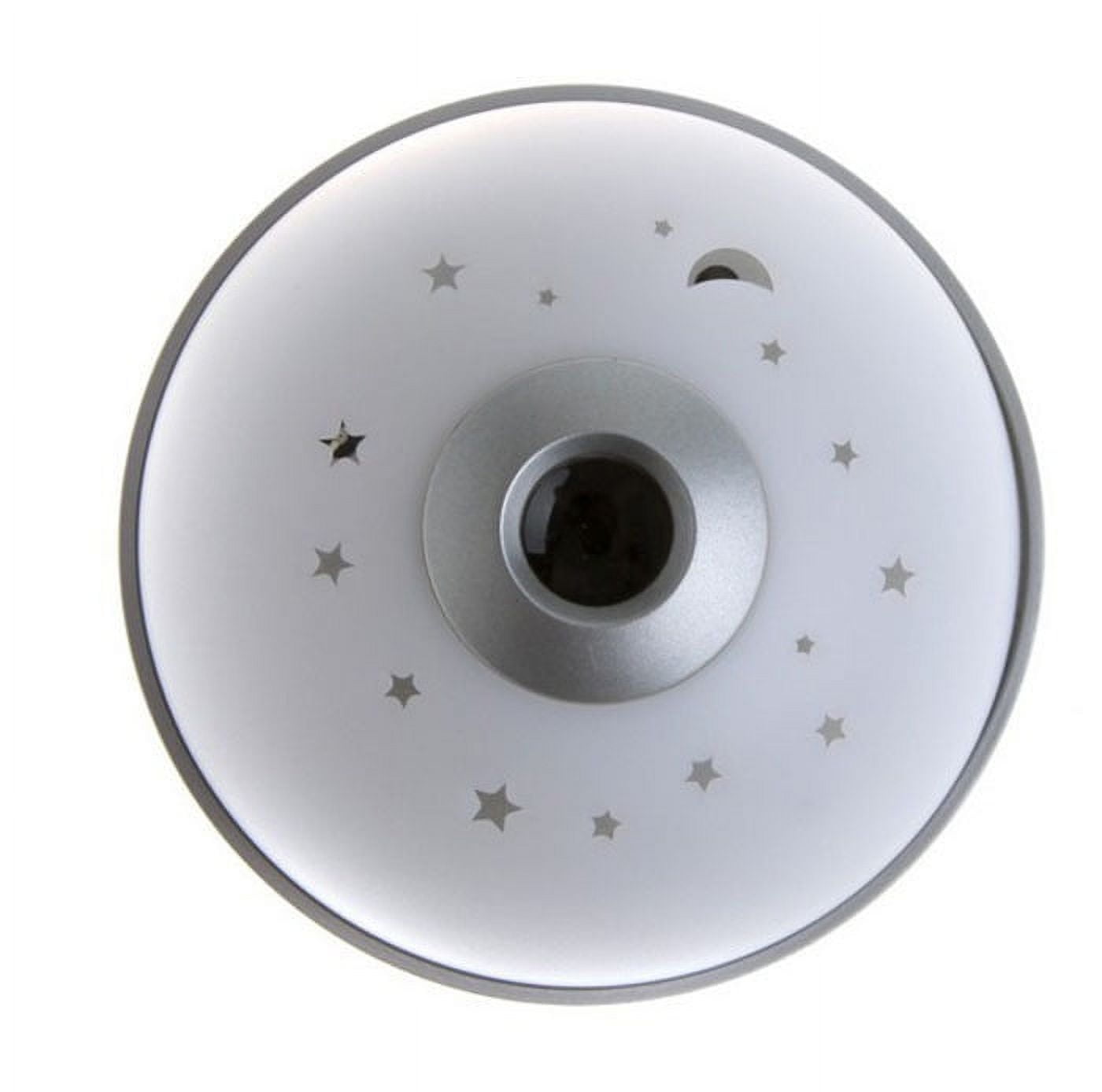 7 Colors LED Change Star Night Light Projector Backlight Clock Wind up