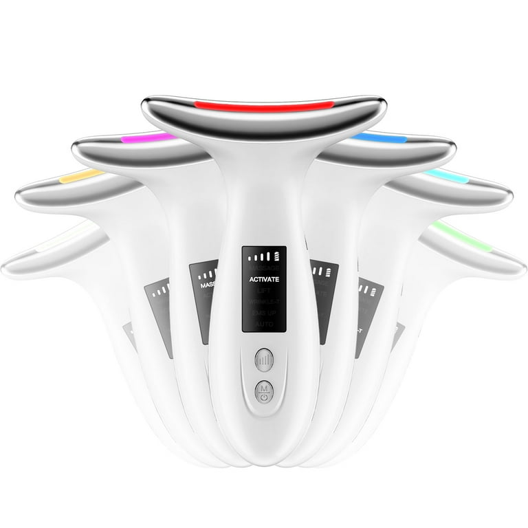 ボディ・フェイスケア RKTCWE 7 Colors Red-Light-Therapy-Wand for Neck, Face Neck Massager for