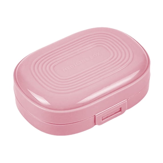 7 Compartment Weekly Organizer, moisture resistant mini storage box, removable individual containers for travel vitamins crafts small items