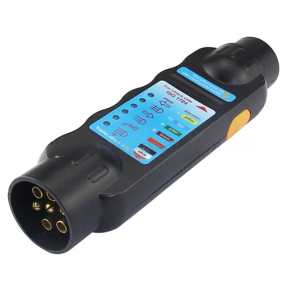 7-Core Trailer Tester Trailer Car Power Taillight Circuit Signal Socket Tester