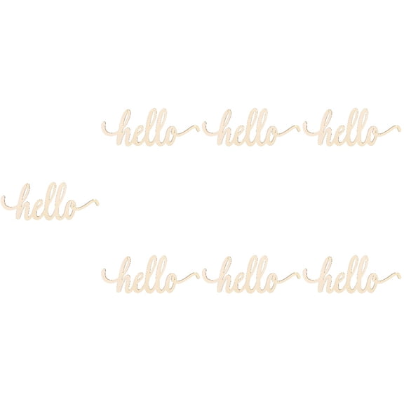 7 Count Welcome Sign Welcome Plaque Plaques DIY Crafts 36.00X15.00X0.50CM