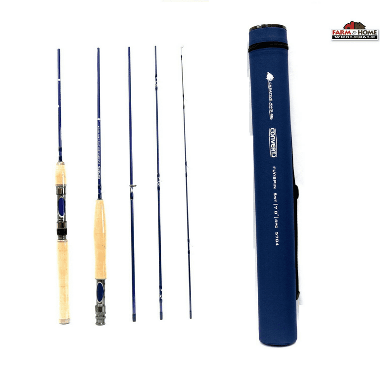 Creative Angler Convert Fly Rod and Spin Casting Rod. Convert Rod is Easily