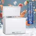 thumbnail image 1 of 7 Cu ft Chest Freezer, LPG/110v 2 Way Propane Off Grid Lock and Top Open Door Outdoor Camping White, 1 of 7