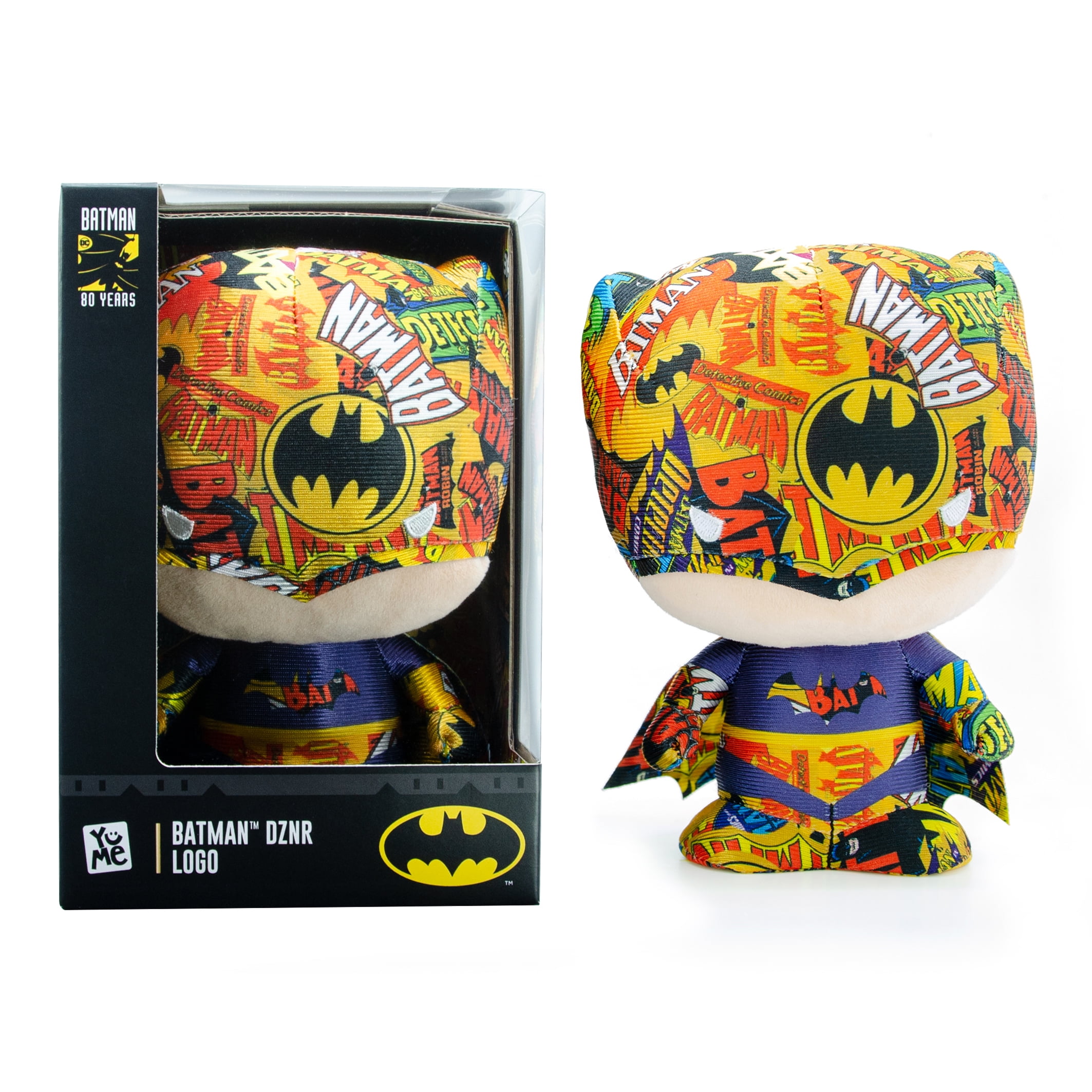 YuMe DZNR Batman – Peluche de coleccionista del 80 aniversario de Batman de  10 pulgadas (25.4 cm)