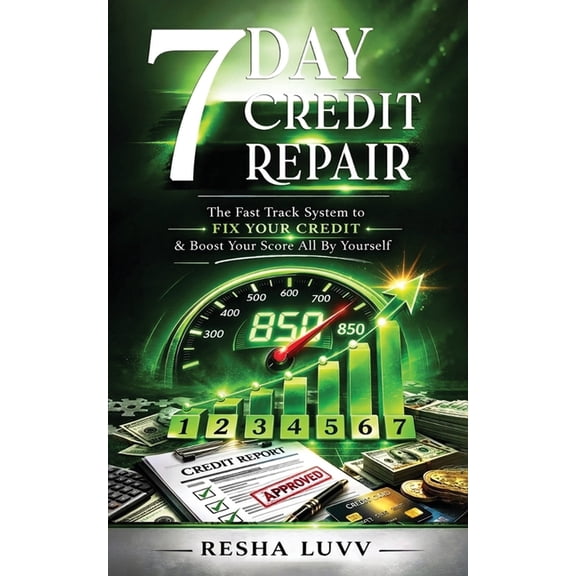7 Day Credit Repair: The Fast Track System to Fix Your Credit and Boost Your Score All By Yourself, (Paperback)