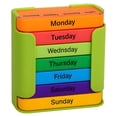 thumbnail image 1 of 7-Day Medication Organizer - Stackable Weekly Pill Organizer with 7(Days)×4(Morning/Noon/Evening/Night) Compartments,D, 1 of 4