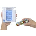 thumbnail image 1 of 7 Day Pill Box Organizer, Hard Case with Embedded Magnet, 7 Stackable Trays with 4 Times a Day Small Pill Compartments Labeled for Morning, Noon, Evening, and Night. Perfect for Organizing Medications, 1 of 6