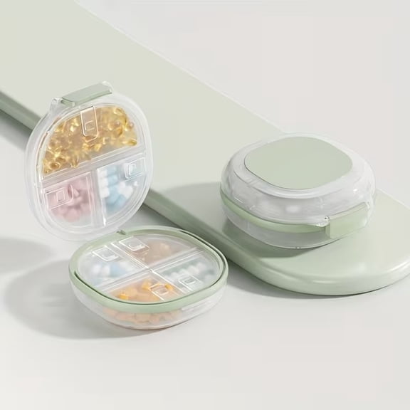 7-Day Pill Organizer Large Capacity Weekly Medicine Box with Secure Lid