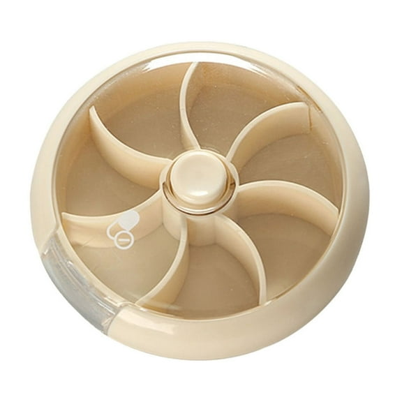 7-Day Pill Organizer with Removable Dividers, Portable Travel Medication Box, Compact Daily Pill Case for Vitamins and Supplements, BPA-Free Plastic