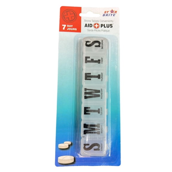 7-Day Plastic Pill Case:1CT
