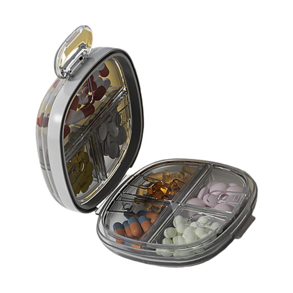 7 Day Portable Pills Organiser Box For Daily Medication Storage Travel Use