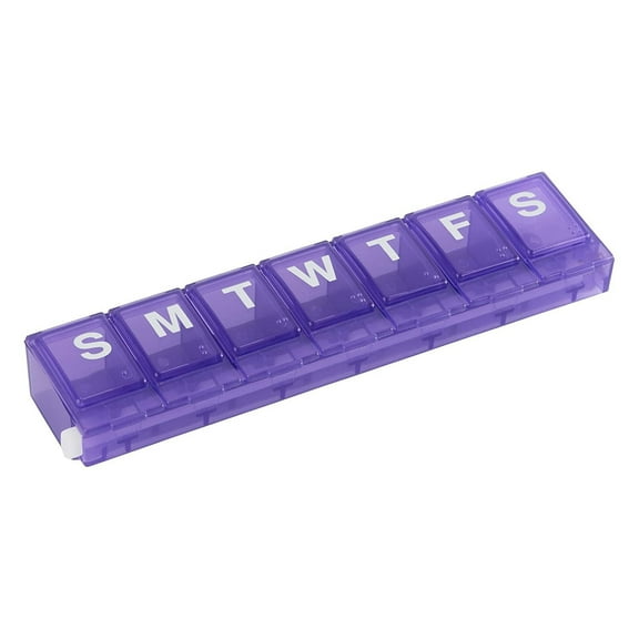 Ezy Dose Weekly with Locking Device Pill Planner, Small, 1 Count