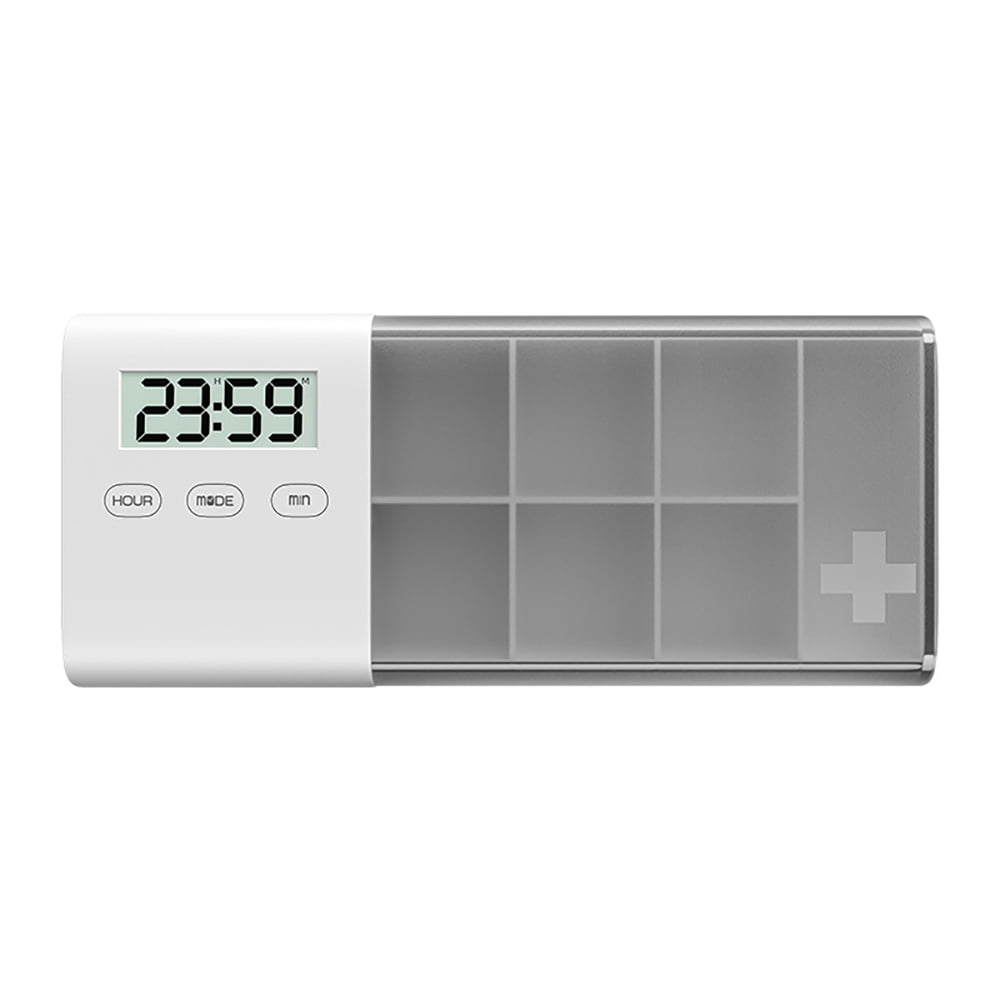 7-Day Smart Pill Organizer – Bigcan Electronic Medication Reminder Box ...