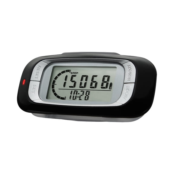 7 Days Memory Pedometer, Clip and Lanyard Step Counter for Walking, Running, Large Digital Display, Accurate Digital Pedometer for Men Women Children Elderly