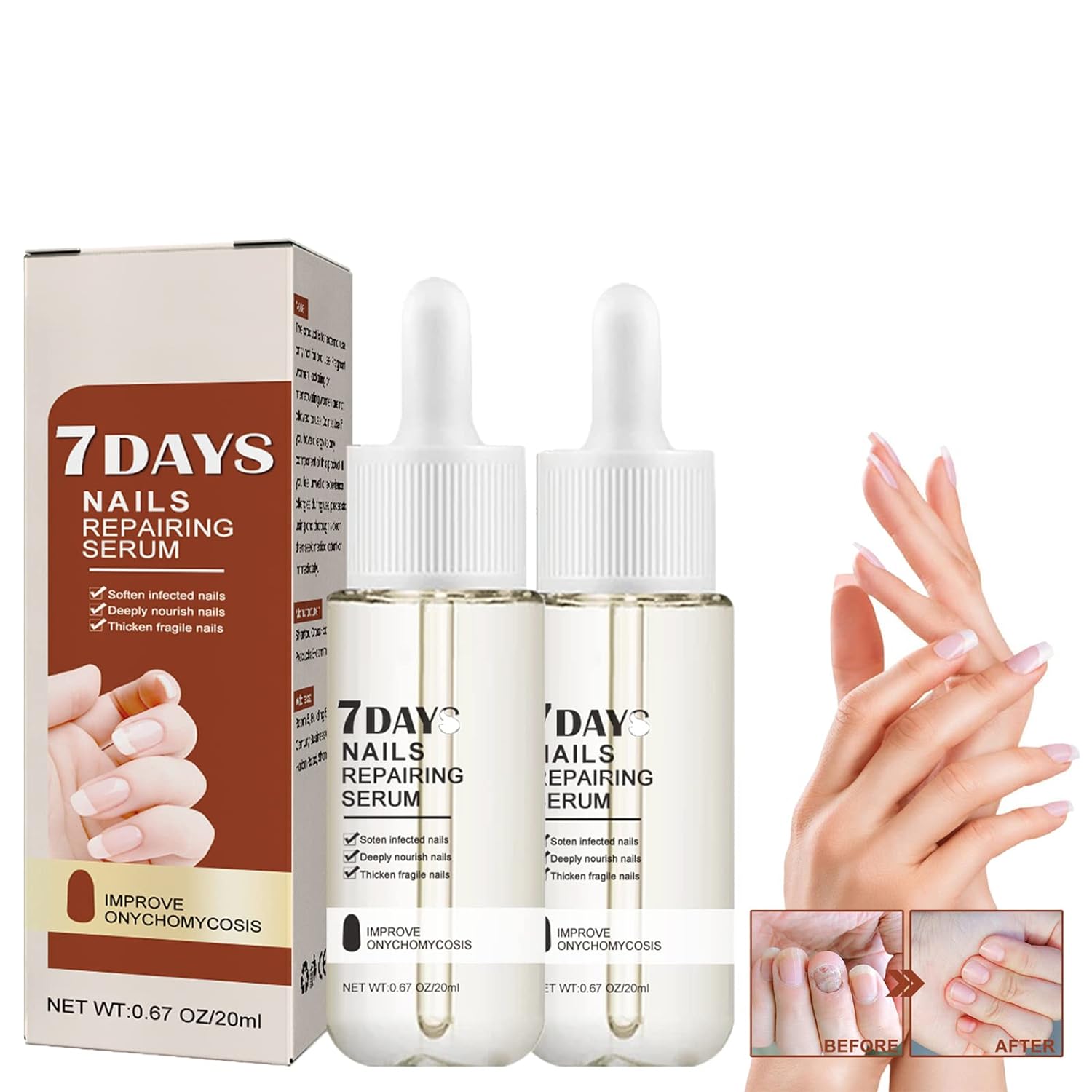 7 Days Nail Growth Strengthening Serum,Nail Growth Treatment,Nail