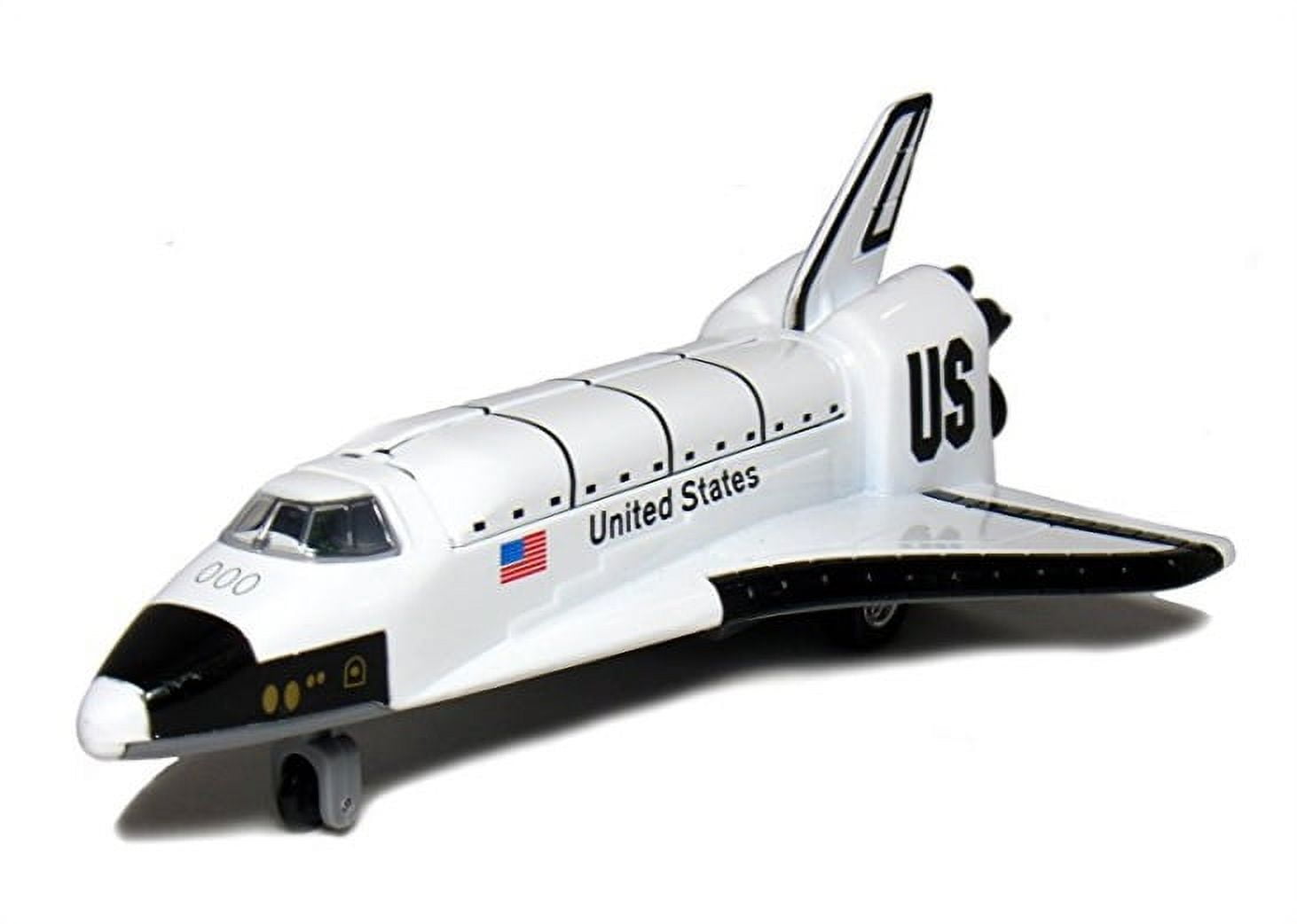Shuttle Cast 7? Die-cast Metal Space Shuttle with Pull Back n Go Action. Multi ...