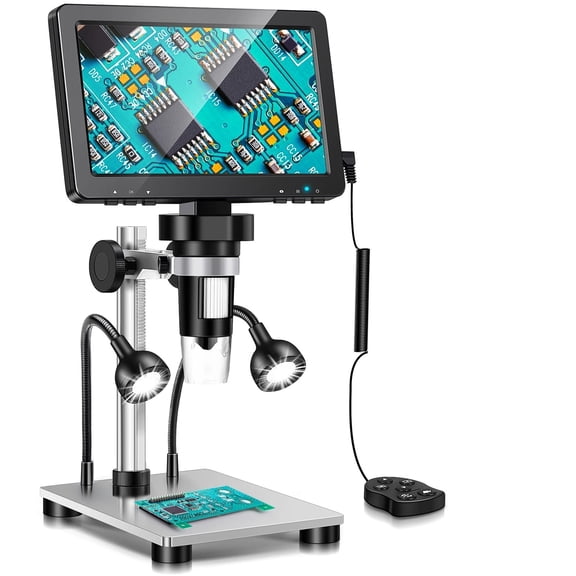 7'' Digital scope 1200X Zoom 12MP HD Electronic Camera Magnifier For Soldering Phone Repair scope ,High Clarity