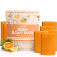 thumbnail image 1 of 7 Dish Soap Bars | Citrus Essential Oil Formula | Natural & Organic Ingredients | Gentle on Hands | For Plant-Based Kitchens & Light Dishwashing | Biodegradable | No Overpour | Value Pack, 1 of 4
