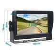 thumbnail image 1 of 7" Display AHD 1080P Wireless 4CH Rear View Backup Camera Kit for Truck Trailer, 1 of 7