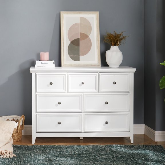 7 Drawer Chest, Step - by - Step Manual, Pre - numbered Parts - DIY Assembly for Home Storage