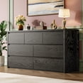 thumbnail image 1 of 7 Drawer Dresser for Bedroom,Modern Chest of Drawer,Handle Free Design,Storage Cabinet for Living Room, Bedroom,Dresser TV Stand, Wood Drawer Organizer,Easy Assembly, 1 of 7