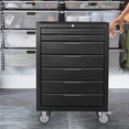 thumbnail image 1 of 7-Drawer Rolling Tool Chest Cabinet, Large Capacity Metal Tool Box with Wheels,Black02, 1 of 8
