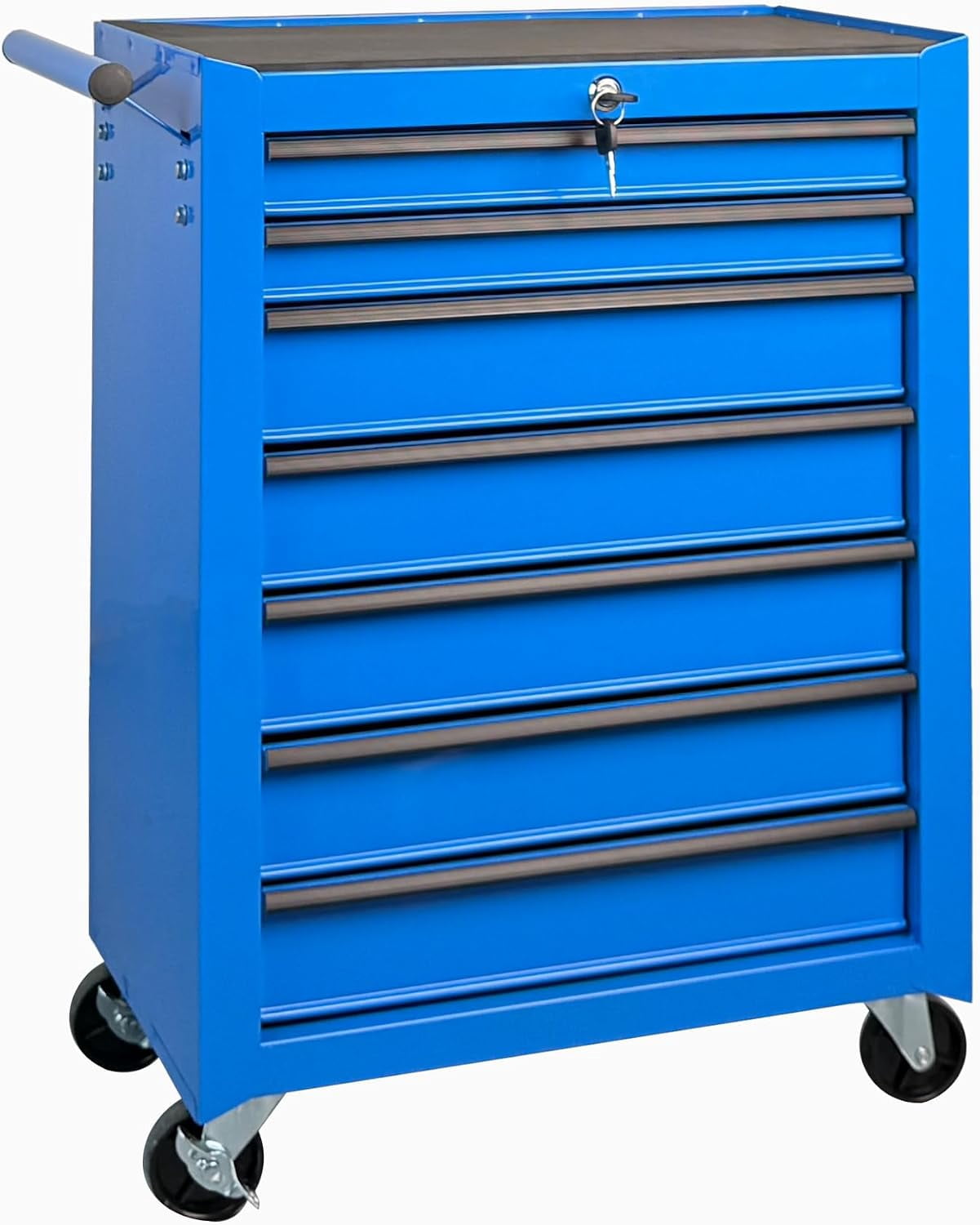 Wheel Tool Rack 7-Drawer Rolling Tool Chest on Wheels, Steel Multifunctional Drawers ...