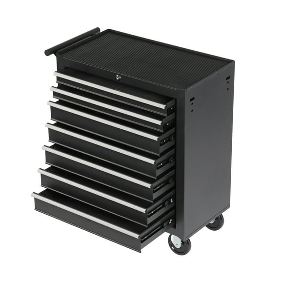 7-Drawer Rolling Tool Chest with Wheels Heavy-Duty Tool Storage Cart for Garage, Workshop, or Job Site