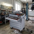 thumbnail image 1 of 7 Drawer Rolling Tool Chest with Wheels, Lockable Heavy-Duty Steel Tool Cabinet for Father's Garage Workshop Repair Shop, 1 of 12