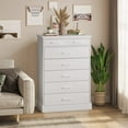 thumbnail image 1 of 7 Drawer Dresser White Chest of Drawers Storage Cabinet for Bedroom Living Room Hallway, 1 of 6