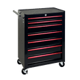 thumbnail image 1 of 7-Drawer Tool Chest Cabinet with Ball Bearing Drawer Slides,20"W Rolling Metal Tool Chest with 7 Drawers,Steel Tool Storage Box Organizer,Black, 1 of 8