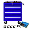 7 Drawer Tool Chest with Wheels,Metal Locking Rolling Tool Box with