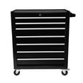 thumbnail image 1 of 7 Drawer Tool Chest with Wheels,Metal Locking Rolling Tool Box with Tool Organizer Trays for Tool Storage Organizer,Portable Standing Mechanic Toolbox for Garage,30 Inch Tall Tool Cabinet, 1 of 7